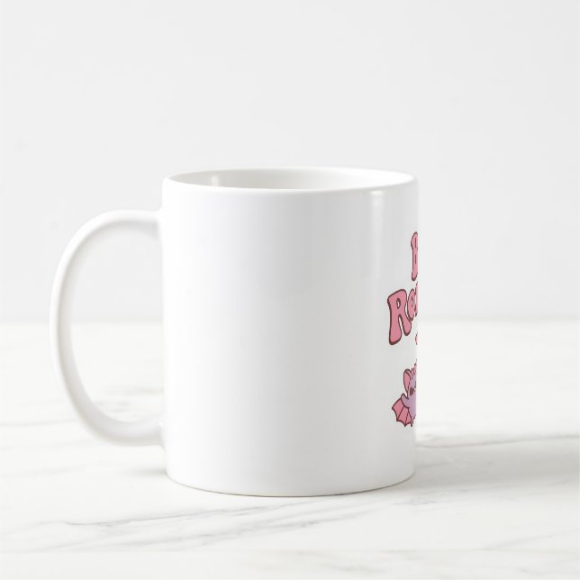 Cute Vampire Bats Funny Bat Romance Coffee Mug (Left)