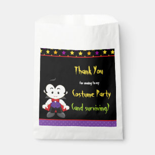 Cute Vampire Boy Halloween Costume Party Favour Bags