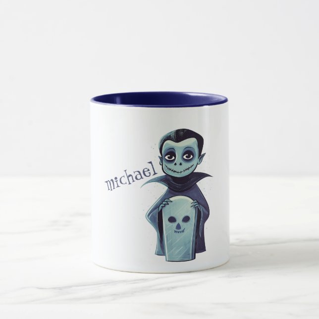 Cute Vampire Boy Mug (Center)