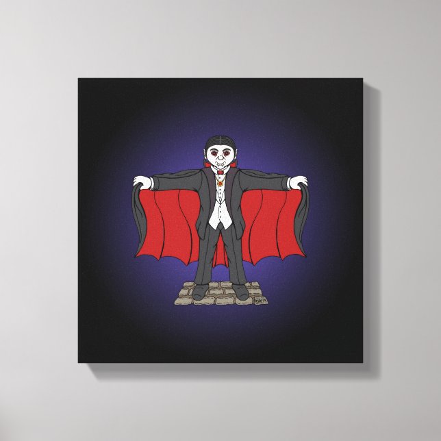 Cute Vampire/Dracula Canvas Print (Front)