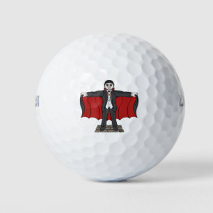 Cute Vampire/Dracula Golf Balls