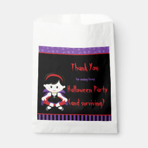 Cute Vampire Girl Halloween Party Favour Bags
