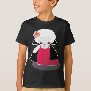 Cute Vampire Halloween Shirt - Girls shirt