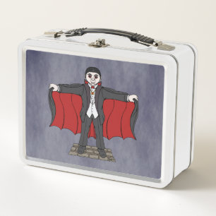 Cute Vampire Metal Lunch Box