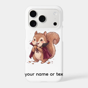Cute Vampire Squirrel with Acorn Halloween Cape Co