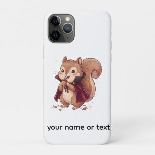 Cute Vampire Squirrel with Acorn Halloween Cape Co Case-Mate iPhone Case