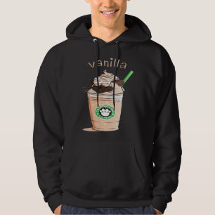 Cute Vanilla Brown Cat Animals Pet Catpuccino Coff Hoodie
