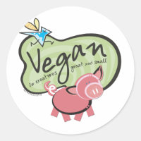 Cute Vegan Message swag