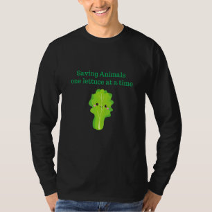 Cute Vegan One Lettuce at a Time Vegetarian Gifts T-Shirt