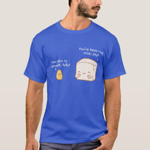 Cute Vegan Pun Tofu and Beans love Food T-Shirt