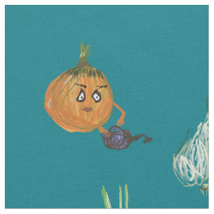 Cute vegetables fabric