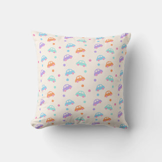 Cute Vehicle Seamless Design Car Cushion