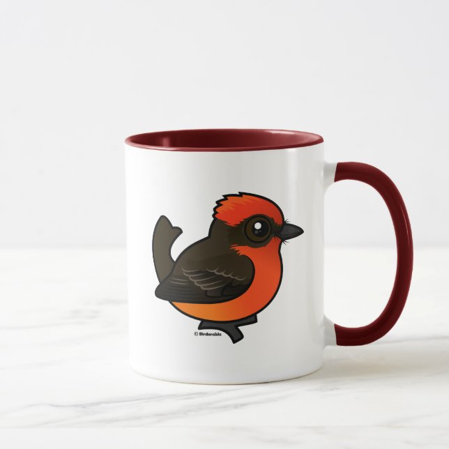Cute Vermilion Flycatcher Mug (Right)