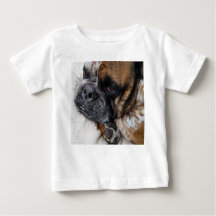 Cute Victorian Bulldog Photo Baby Shirt