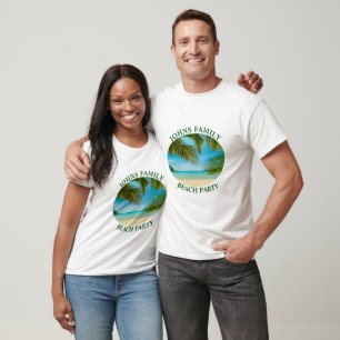 Cute Vintage Beach Waves Sunshine Vacation Women's T-Shirt