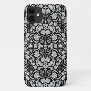 Cute vintage black white paisley patterns Case-Mate iPhone case
