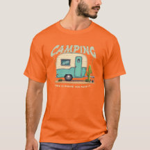 Cute Vintage Camper and Camping Quote