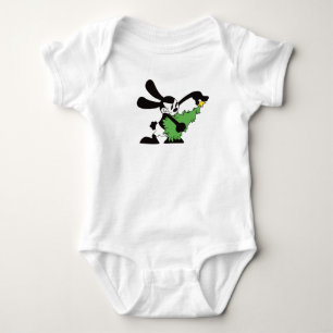 Cute Vintage Cartoon Christmas Baby Bodysuit