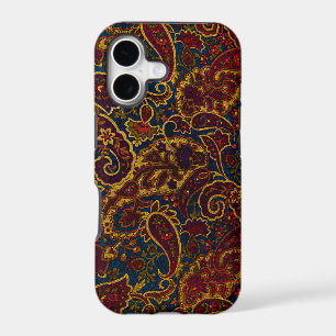 Cute vintage dark brown paisley design