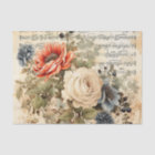 Cute vintage decoupage flowers