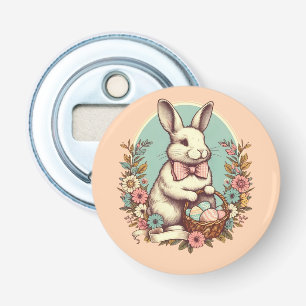 Cute, vintage Easter bunny/egg/basket Bottle Opener