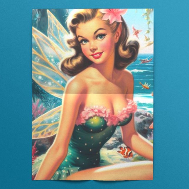 Cute Vintage Fairy Tissue Paper (Creator Uploaded)