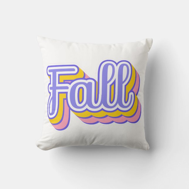 Cute Vintage Fall Cushion (Front)