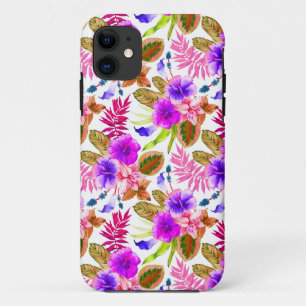 Cute vintage floral patterns iPhone 11 case