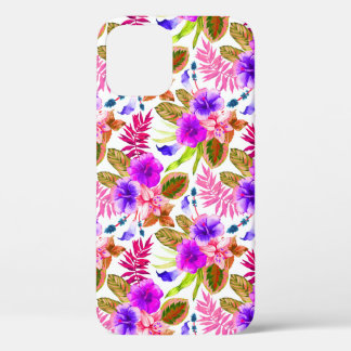Cute vintage floral patterns iPhone 12 case