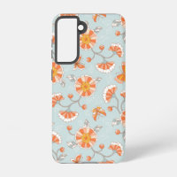 Cute Vintage Flower Butterfly Pattern