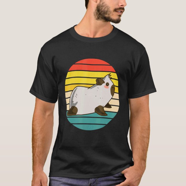 Cute Vintage Guinea Pig T-Shirt (Front)