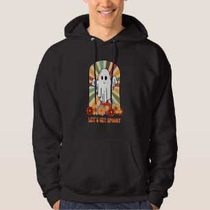 Cute Vintage Halloween 2022 Spooky Ghost Floral Hi Hoodie