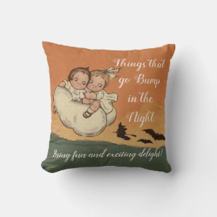 Cute Vintage Halloween Two Side Customised Cushion