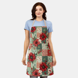 Cute Vintage Inspired Christmas Quilt Pattern Apron