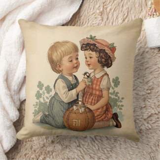 Cute Vintage Kids Cushion