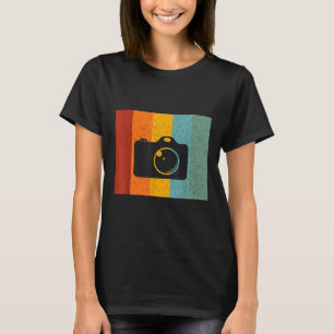 cute vintage photography love retro camera photogr T-Shirt