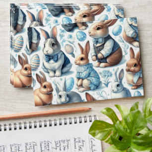 Cute Vintage Rabbit Seamless Envelope