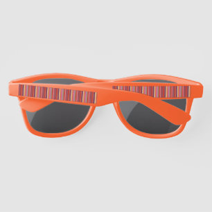 Cute vintage striped colours sunglasses