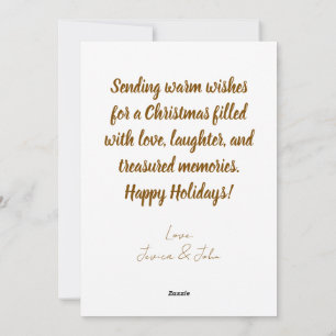 cute vintage tabby cat christmas card