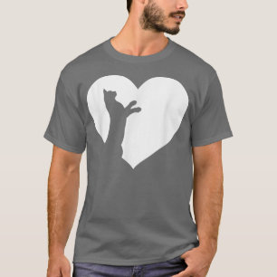 Cute vintage Who Loves Cats Black cat Funny White T-Shirt