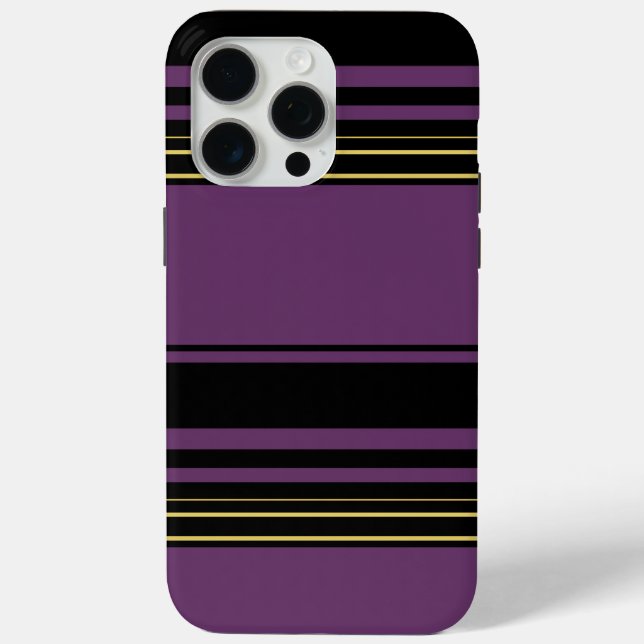Cute violet stripes Case-Mate iPhone case (Back)