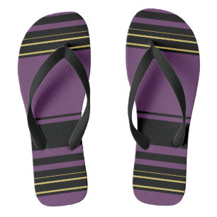 Cute violet stripes jandals