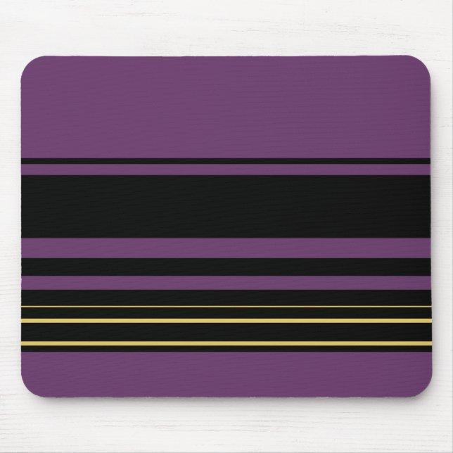 Cute violet stripes mouse pad (Front)