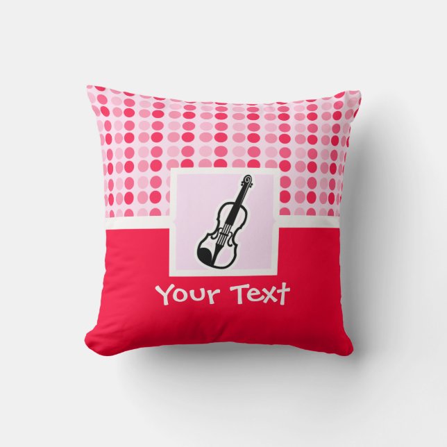 Cute Violin Cushion (Front)
