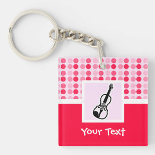 Cute Violin Key Ring