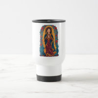 Cute Virgin of Guadalupe Travel Mug