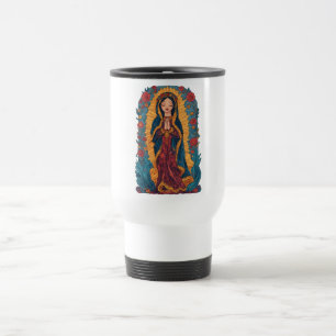 Cute Virgin of Guadalupe Travel Mug