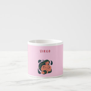 Cute Virgo, zodiac, star sign print Espresso Cup