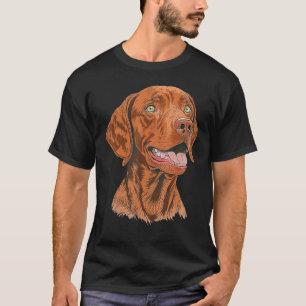 Cute Vizsla Dog on Vizsla T-Shirt
