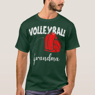 Cute Volleyball Heart Volleyball Grandma T-Shirt